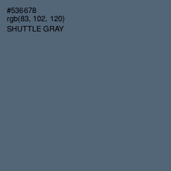 #536678 - Shuttle Gray Color Image
